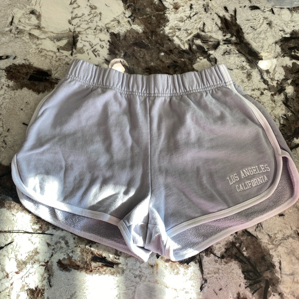 Brandy Melville Women's Light Gray Shorts